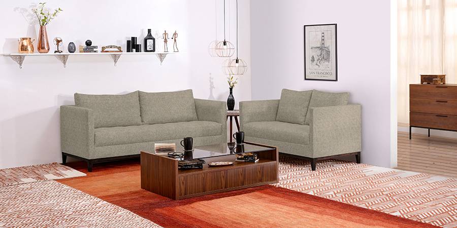 Florence Compact Sofa (Mist Brown)